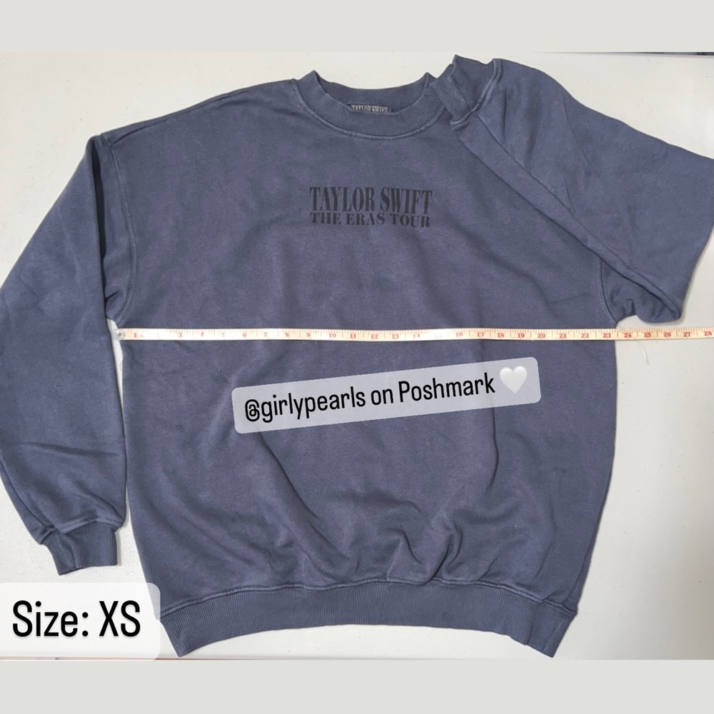 Taylor Swift Exclusive Eras Tour Crewneck Sweater Official Merch NEW - Picture 1 of 16